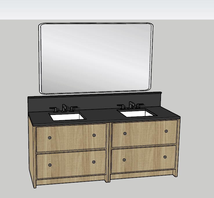 Sketchup 3D renders: fireplaces and&nbsp;vanities